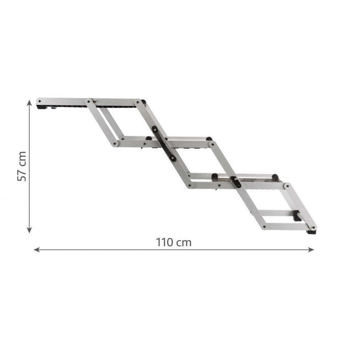 ESCADA DOBRÁVEL EM ALUMÍNIO/PLÁSTICO PARA CÃES - PETTER