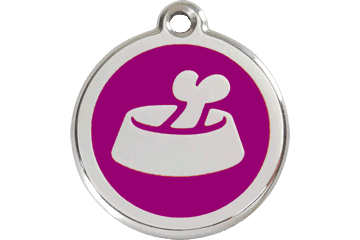 Placas / medalhas de Identificação - ENAMEL Roxo - PETTER