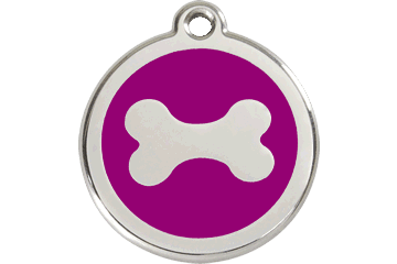 Placas / medalhas de Identificação - ENAMEL Roxo - PETTER