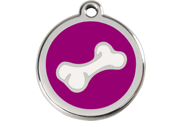 Placas / medalhas de Identificação - ENAMEL Roxo - PETTER