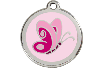 Placas / medalhas de Identificação - ENAMEL rosa claro - PETTER