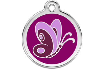 Placas / medalhas de Identificação - ENAMEL Roxo - PETTER