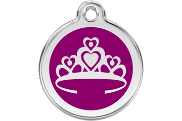 Placas / medalhas de Identificação - ENAMEL Roxo - PETTER