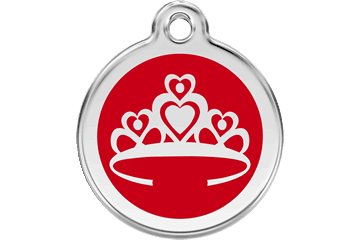 Placas / medalhas de Identificação - ENAMEL Vermelho - PETTER