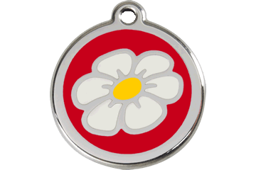 Placas / medalhas de Identificação - ENAMEL Vermelho - PETTER