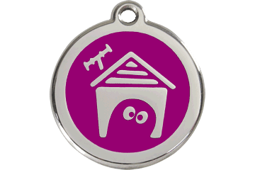 Placas / medalhas de Identificação - ENAMEL Roxo - PETTER