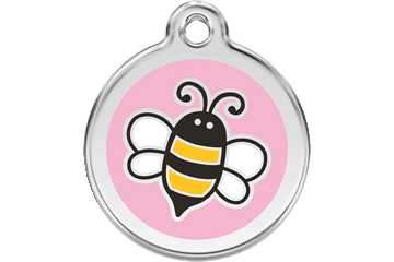 Placas / medalhas de Identificação - ENAMEL rosa claro - PETTER