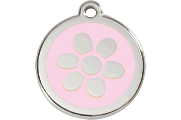 Placas / medalhas de Identificação - ENAMEL rosa claro - PETTER