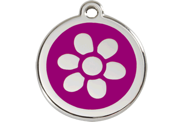 Placas / medalhas de Identificação - ENAMEL Roxo - PETTER