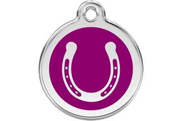 Placas / medalhas de Identificação - ENAMEL Roxo - PETTER