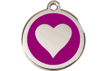 Placas / medalhas de Identificação - ENAMEL Roxo - PETTER