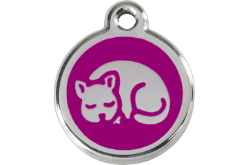 Placas / medalhas de Identificação - ENAMEL Roxo - PETTER