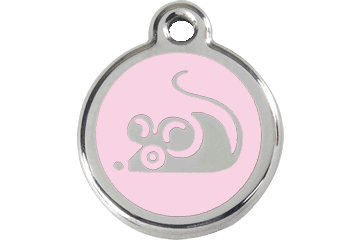 Placas / medalhas de Identificação - ENAMEL rosa claro - PETTER