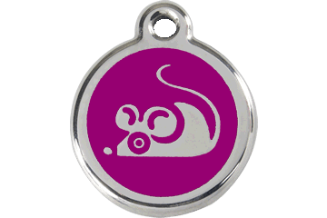 Placas / medalhas de Identificação - ENAMEL Roxo - PETTER