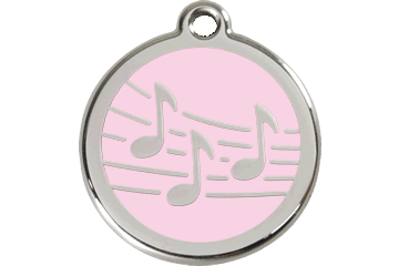 Placas / medalhas de Identificação - ENAMEL rosa claro - PETTER