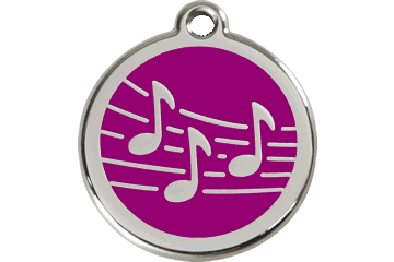 Placas / medalhas de Identificação - ENAMEL Roxo - PETTER