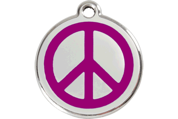Placas / medalhas de Identificação - ENAMEL Roxo - PETTER