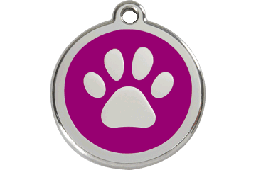 Placas / medalhas de Identificação - ENAMEL Roxo - PETTER