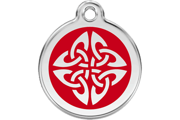 Placas / medalhas de Identificação - ENAMEL Vermelho - PETTER