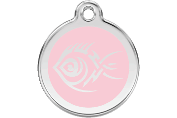 Placas / medalhas de Identificação - ENAMEL rosa claro - PETTER