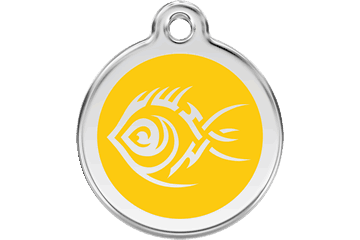 Placas / medalhas de Identificação - ENAMEL Amarelo - PETTER