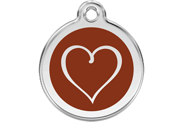 Placas / medalhas de Identificação - ENAMEL Castanho - PETTER