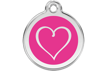 Placas / medalhas de Identificação - ENAMEL Rosa - PETTER