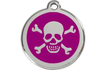 Placas / medalhas de Identificação - ENAMEL Roxo - PETTER