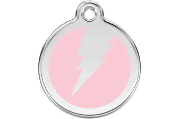 Placas / medalhas de Identificação - ENAMEL rosa claro - PETTER