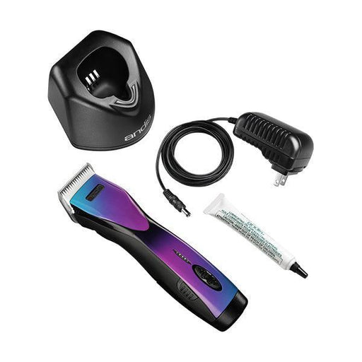 MÁQUINA TOSQUIA ANDIS SEM FIOS 5 VEL. - DBLC-2 PULSE ZR II - PURPLE GALAXY - PETTER