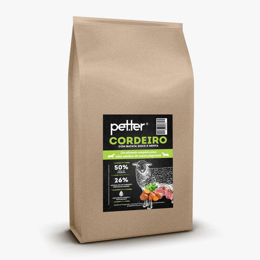 Adult Dog Small Breed Cordeiro com Batata Doce e Menta Sem Cereais BY PETTER - PETTER