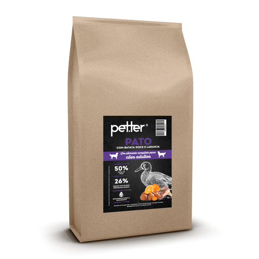 Adult Dog Pato com batata doce e laranja Sem Cereais BY PETTER - PETTER