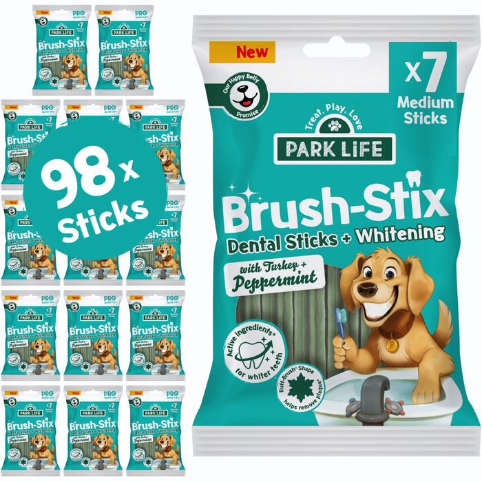 Brush-Stix sabor peru e hortelã-pimenta 180 g (7 unidades médias)