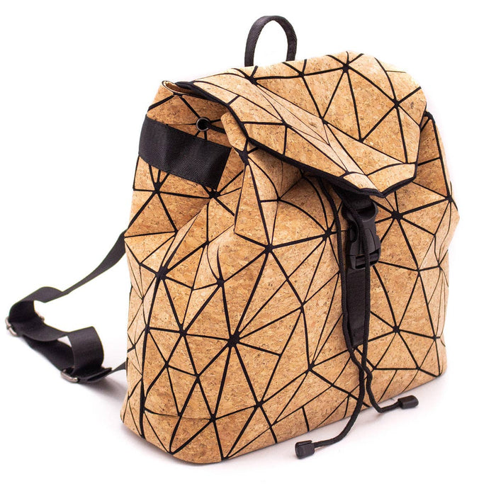 Mochila de cortiça geométrica BAG-2026