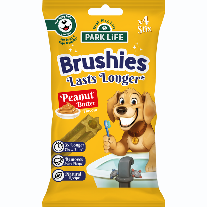 PARK LiFE Brushies sabor manteiga de amendoim 80 g