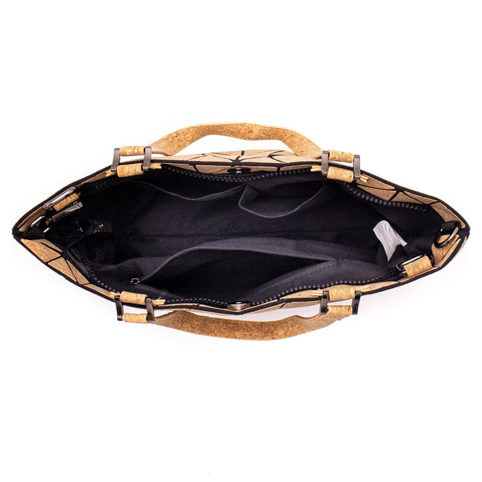 Cross-road, bolsa de cortiça geométrica para mulheres BAG-2207