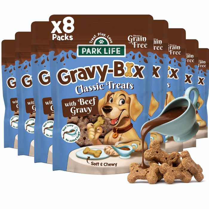 Biscoitos em formato de osso Gravy-Bix com molho de carne 100 g