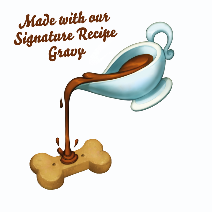 Biscoitos em formato de osso Gravy-Bix com molho de carne 100 g