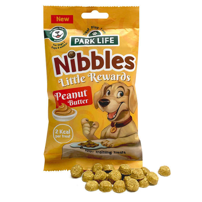 Nibbles Little Rewards Sabor Manteiga de Amendoim 80 g