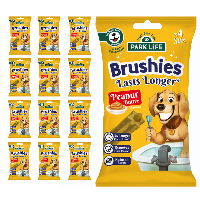 PARK LiFE Brushies sabor manteiga de amendoim 80 g