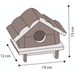 Flamingo Casa Hudson Bay – Casinha de Madeira para Roedores