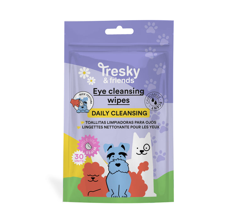 TOALHITAS DE LIMPEZA OCULAR TRESKY & FRIENDS 30u