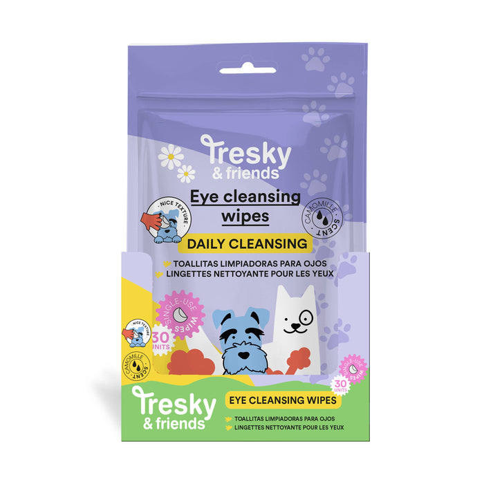 TOALHITAS DE LIMPEZA OCULAR TRESKY & FRIENDS 30u