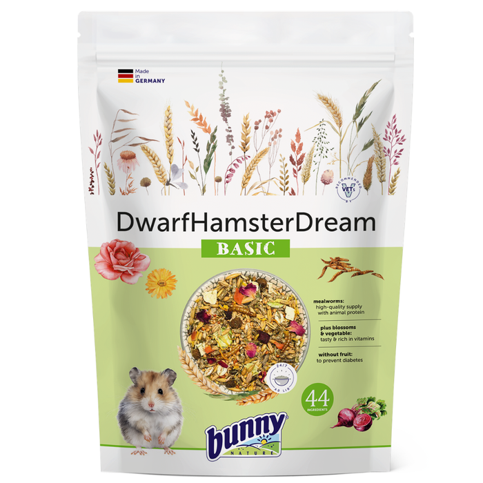 Bunny Sonho Para Hamster Anão Basic 600 g