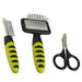 Flamingo Grooming Set para Roedores – Kit 3 em 1: Escova, Pente e Tesoura de Unhas