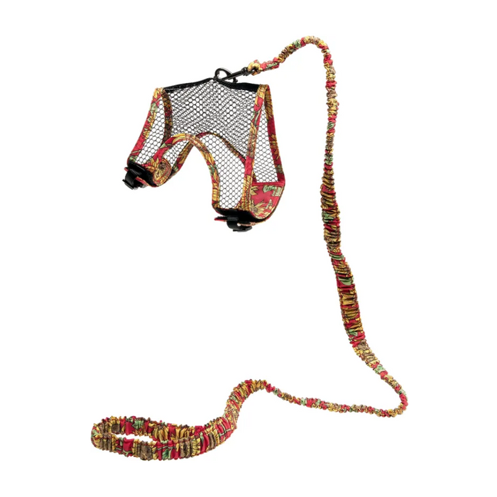 Flamingo Peitoral Art Joy para Roedores – Peitoral com Trela Elástica