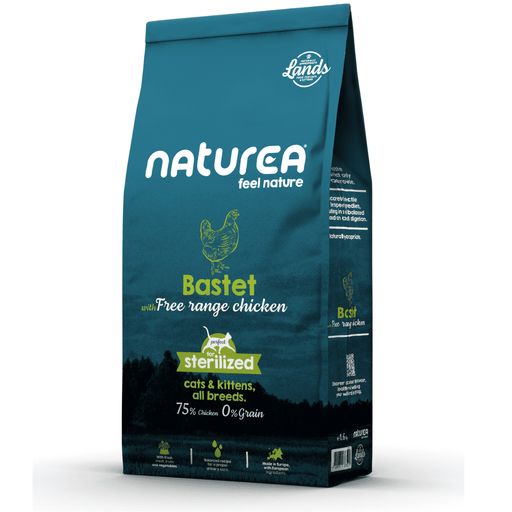 Naturea Lands Bastet Frango do Campo – Ração sem Cereais para Gato