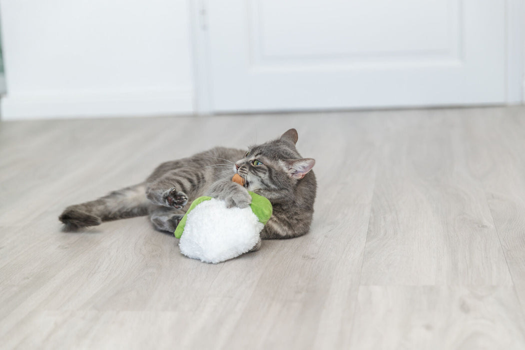Couve-flor XXL com catnip dos EUA para gatos Trixie 18 cm – imagem 3