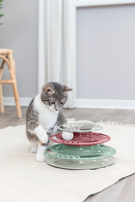 Torre de brincar Catch the Balls para gatos Trixie ø 25 × 13 cm – imagem 3