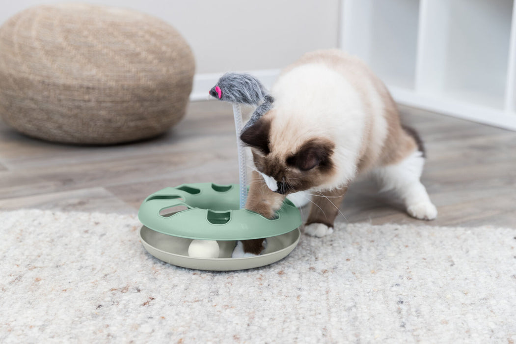 Carrossel Crazy Circle com rato de peluche para gatos Trixie ø 24 × 29 cm – imagem 5